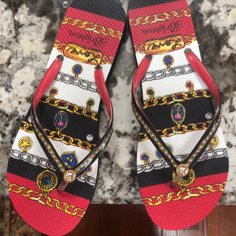 BRIGHTON FLIP FLOPS size 10